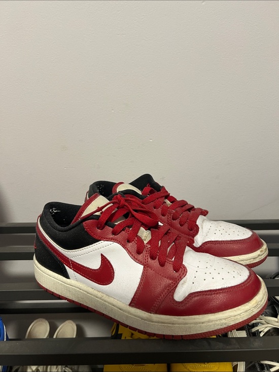 Nike Shoes - Nike Men’s Low-Top Sneakers - Red/White/Black